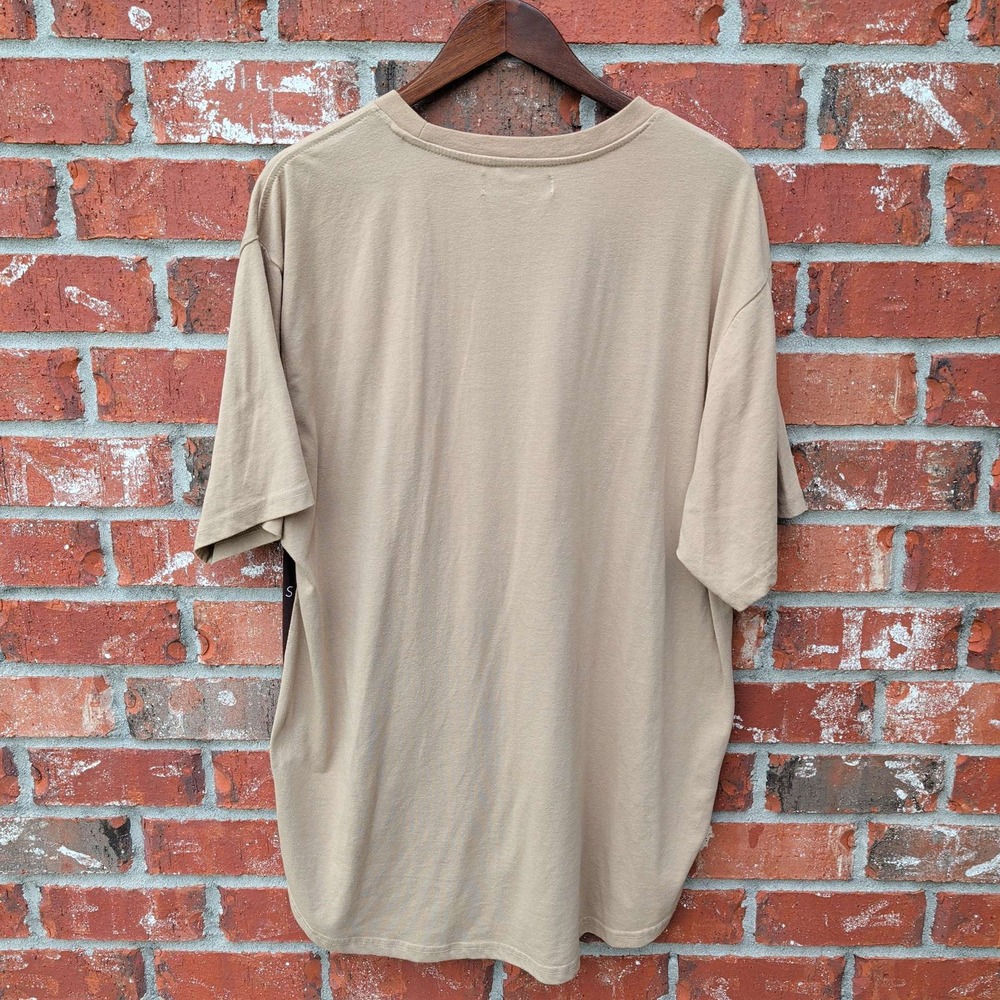 Contender Graphic Tee Mens 3XL Tan Brown The Good Soul Colorblock Streetwear - Picture 2 of 6